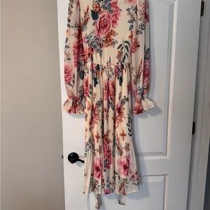 Floral Long Sleeve Dress